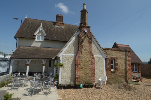 The outdoor seating area at Ridgmont is a real sun trap in the summer.