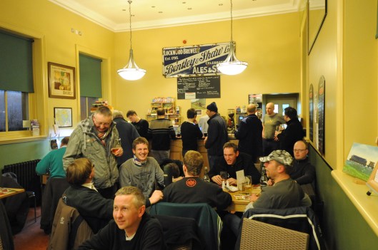 A busy weekend inside the Jubilee refreshment rooms