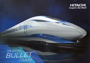 Sleek & stylish, the British bullet train from Hitachi.
