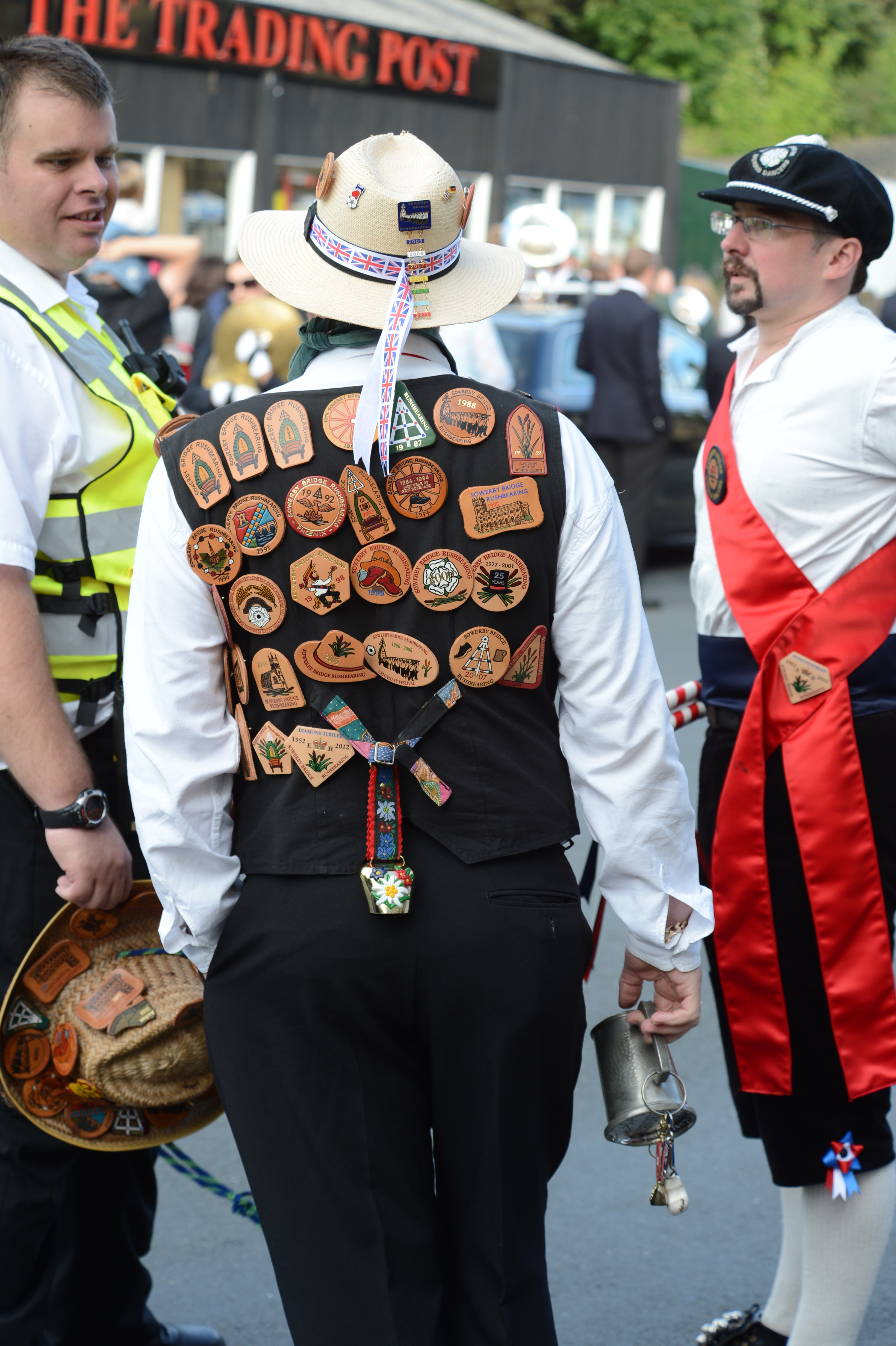 DG121998. Rushbearing 2012. Sowerby Bridge. 1.9.12.