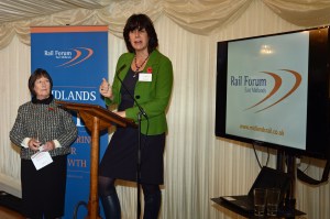 DG233185. Claire Perry MP. Rail Forum East Midlands. London. 2.11.15.