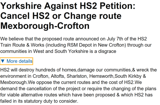 mexborough-hs2-petition