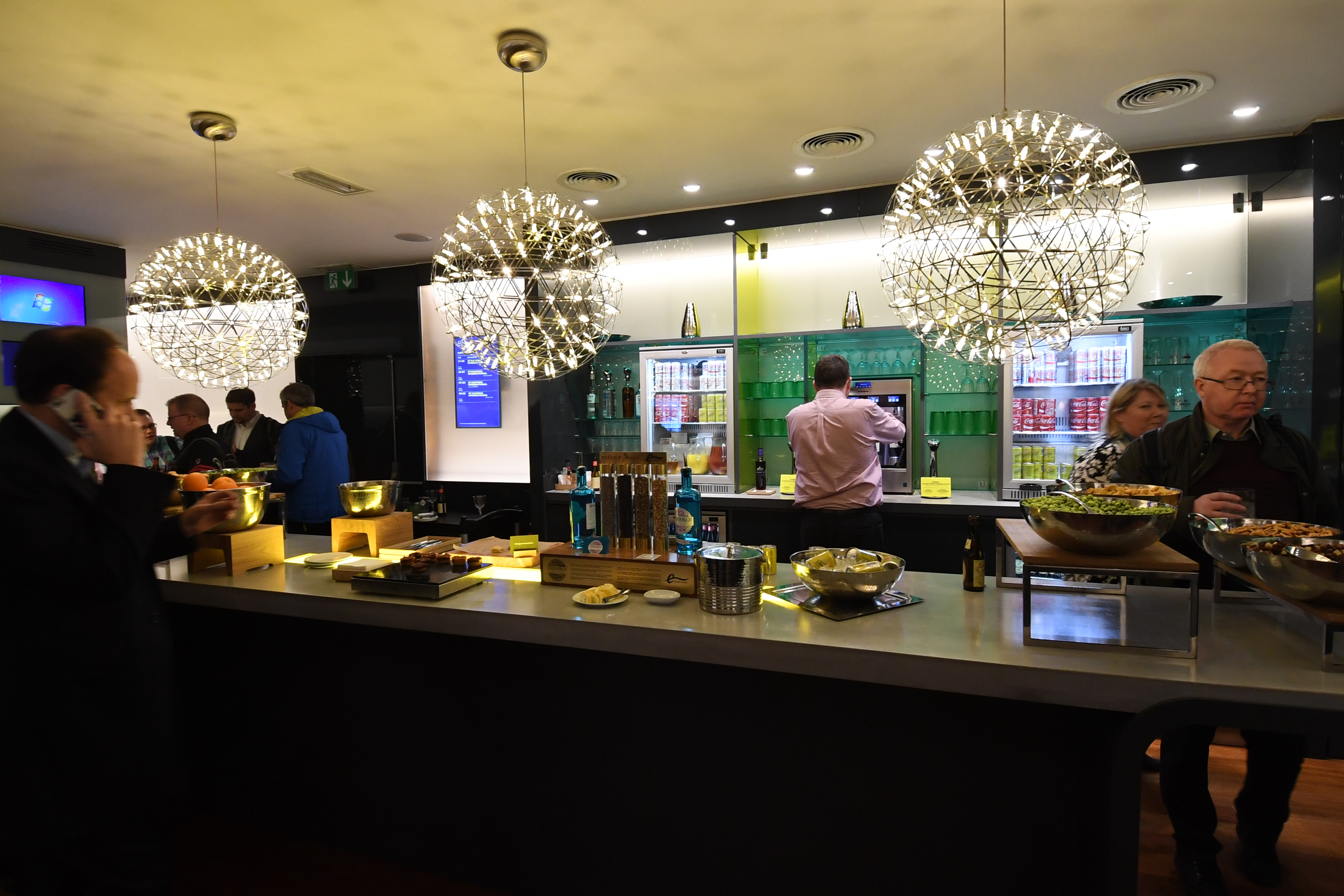 DG290099. Eurostar Business Premier lounge. Brussels Midi. Belgium. 20.2.18