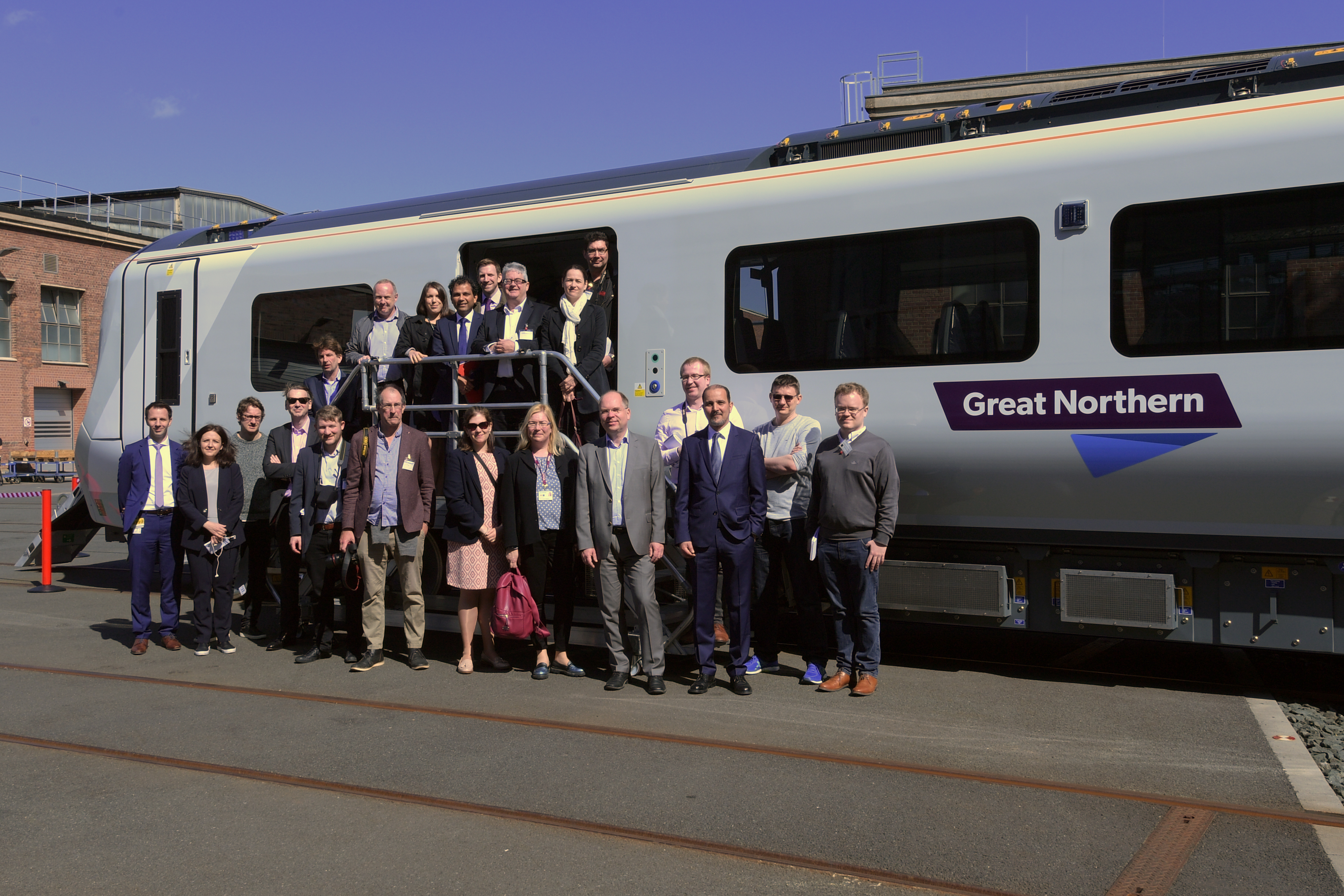 DG295200. The press group, GTR and Siemens. Krefield. Germany. 2.5.18