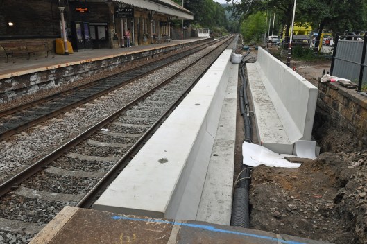 DG302818. Platform extensions. Hebden Bridge. 16.7.18