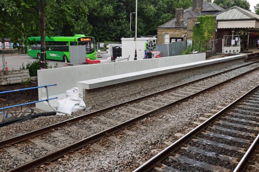 DG302816. Platform extensions. Hebden Bridge. 16.7.18