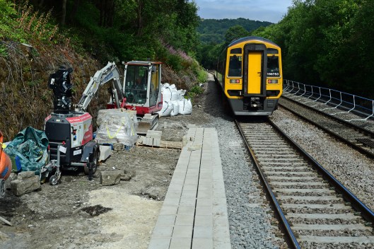 DG303363. Platform extension. Hebden Bridge. 24.7.18