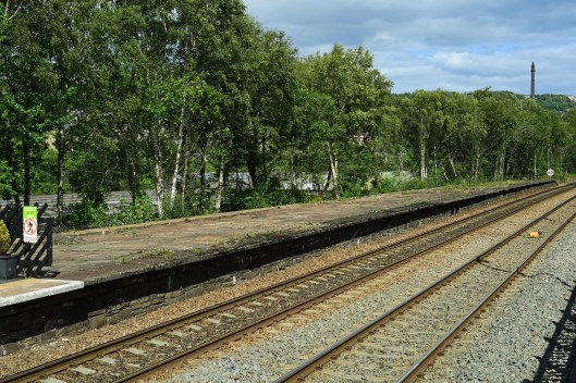 DG305670. Old platform about to be rebuilt. Sowerby Bridge. 16.8.18