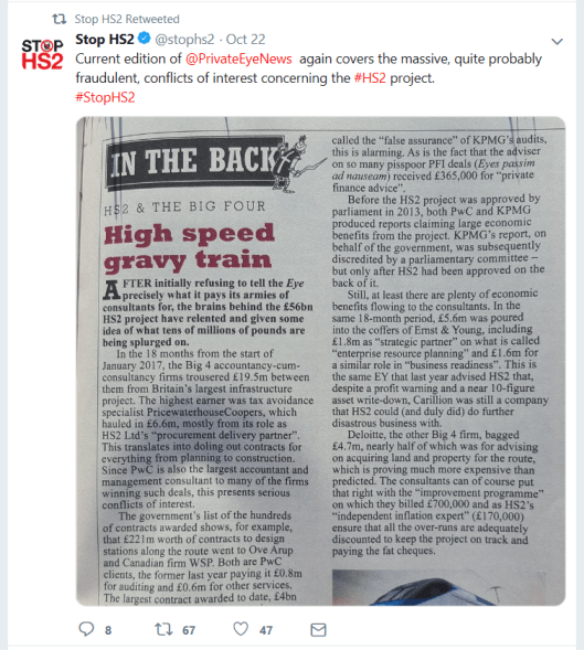 stophs2 most popular tweet Oct 2018