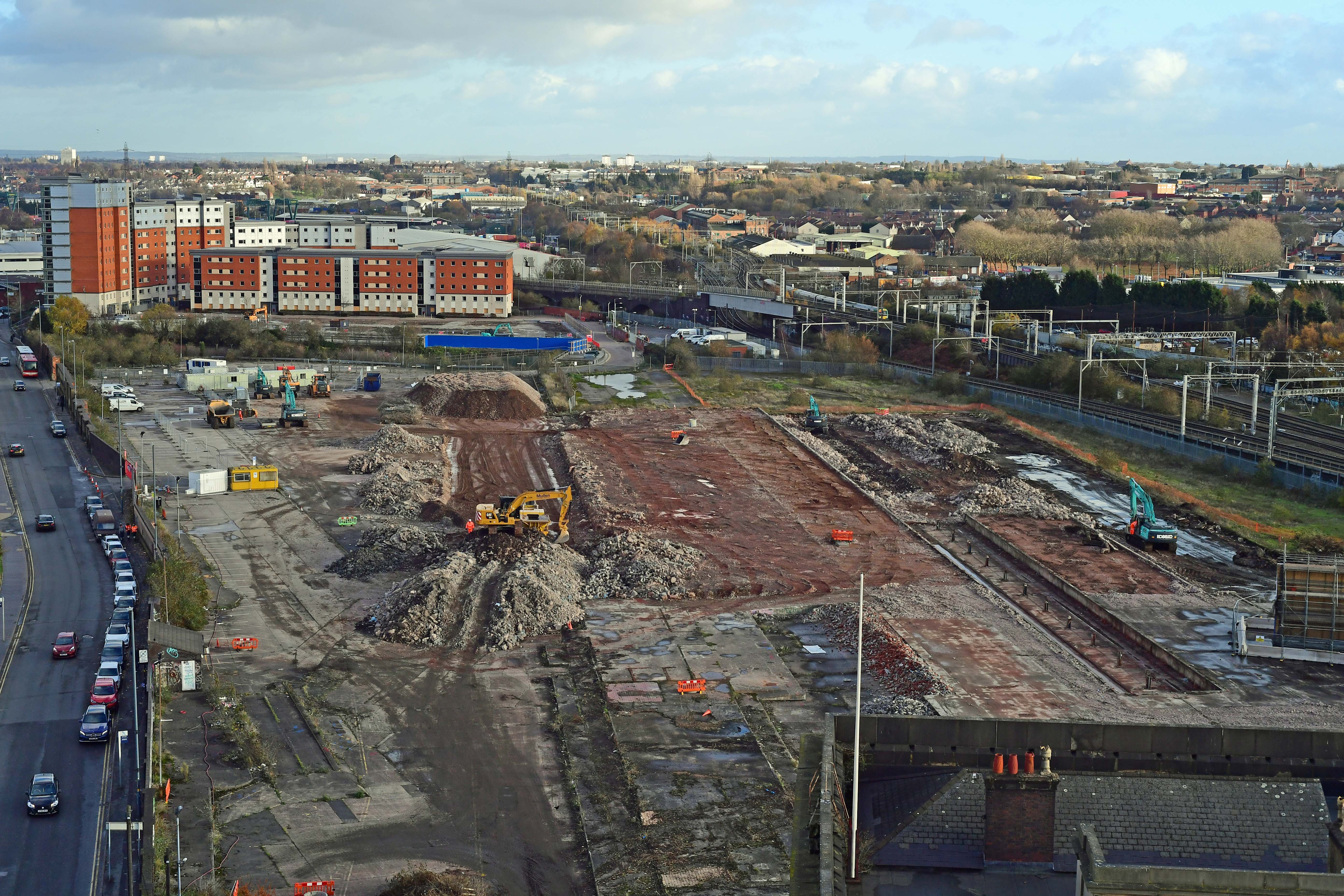 DG314118. Curzon St Hs2 station site. Birmingham. 30.11.18crop