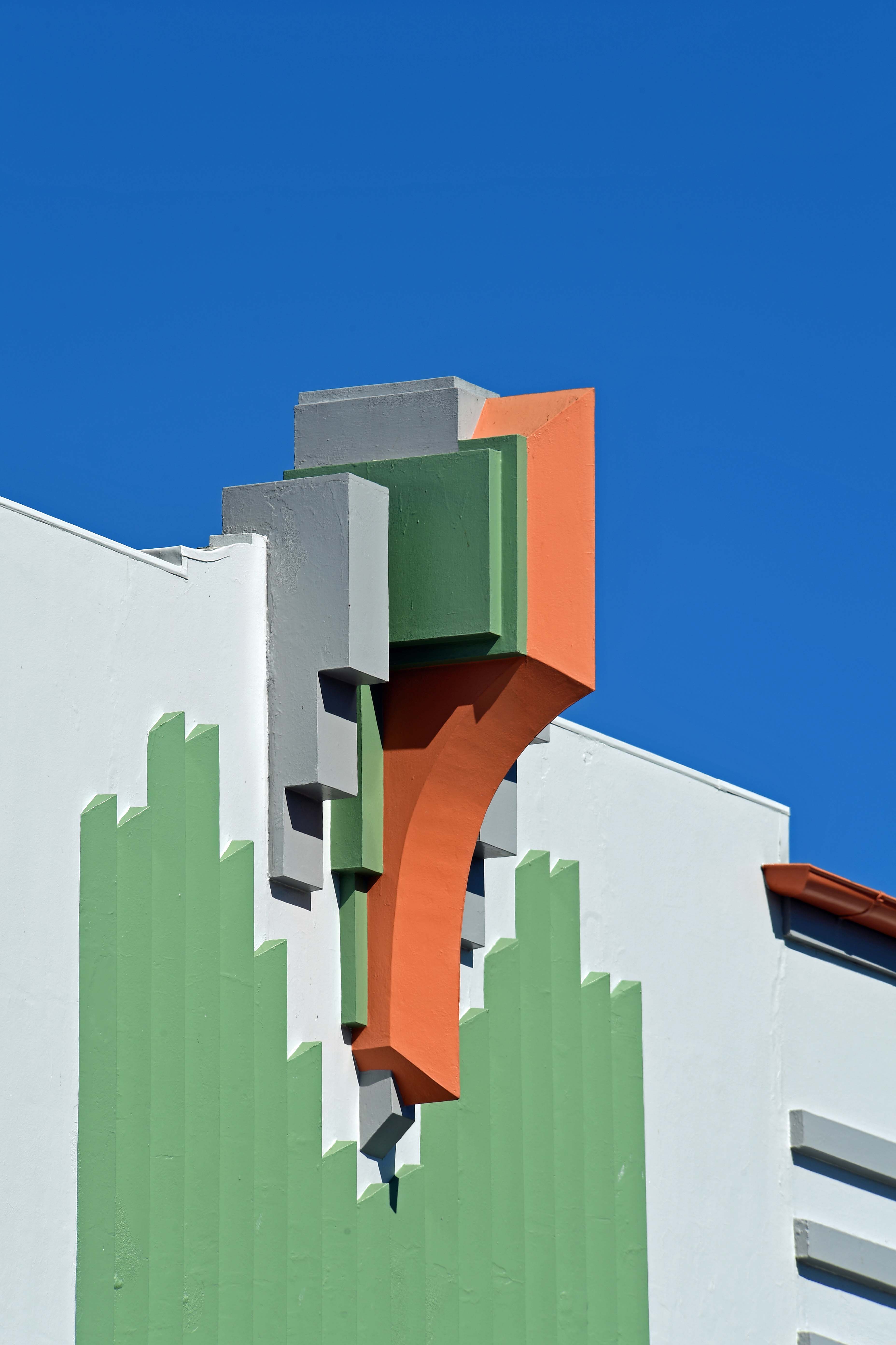 dg315603. art deco arctitecture. napier. new zealand. 6.1.19rop