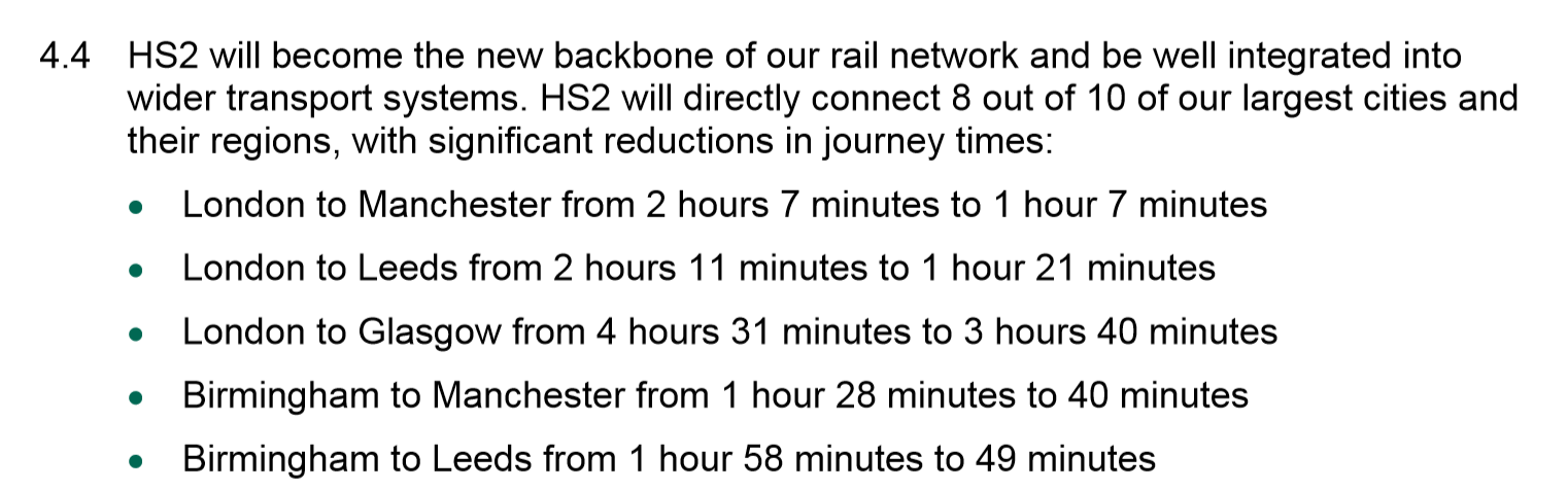 hs2 journey times,