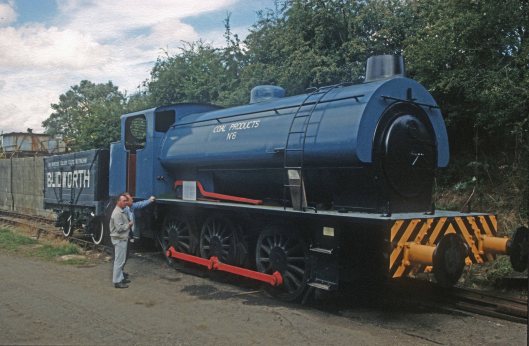 0001. Coal products No 6. 0-6-0. Rutland Railway Museum. 13.8.1989.+crop