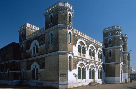 T9675. The Alfred High school. Alma Mater of Gandhi). Rajkot. Gujarat. India. 13.02.2000crop