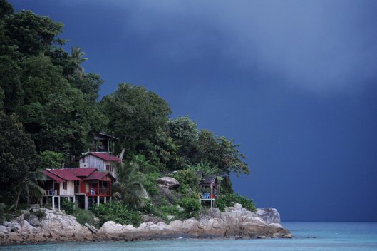 DG36861. Approaching storm. Coral Bay. Perhentian Islands. Malaysia. 8.10.09.crop